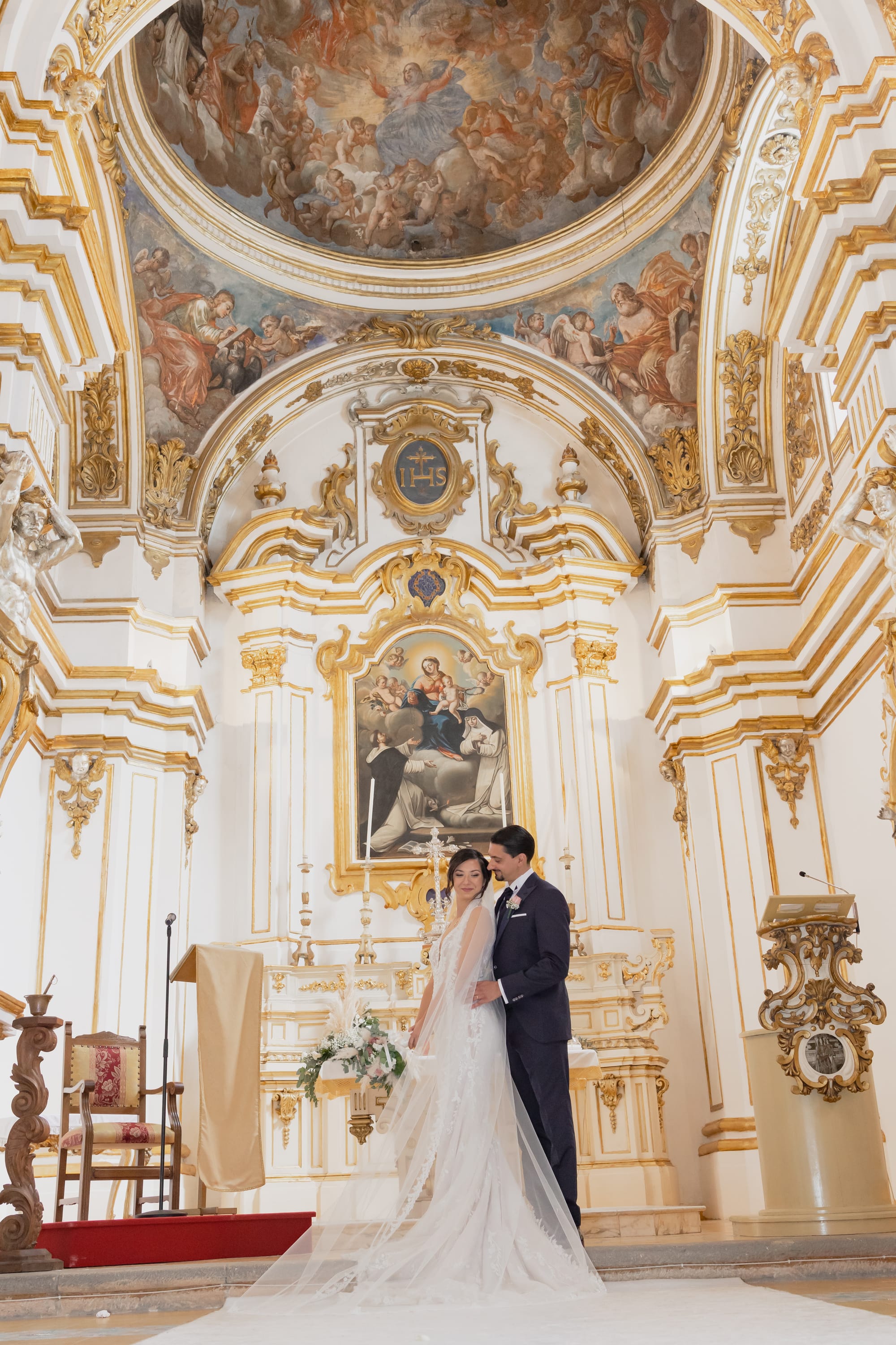 Un matrimonio elegante e senza tempo