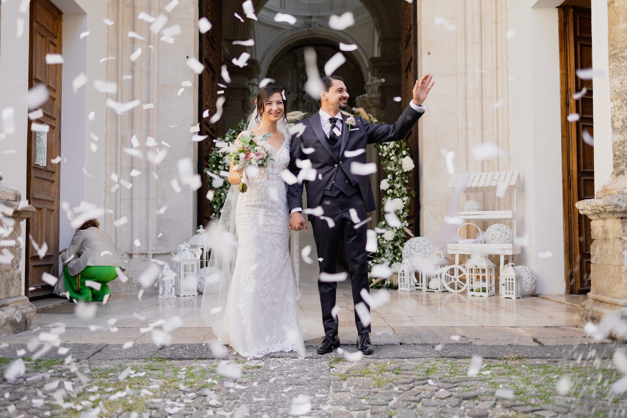 Un matrimonio elegante e senza tempo