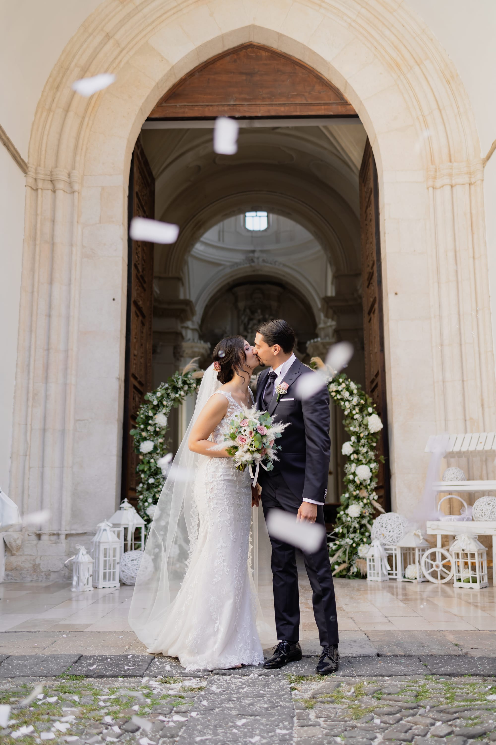 Un matrimonio elegante e senza tempo