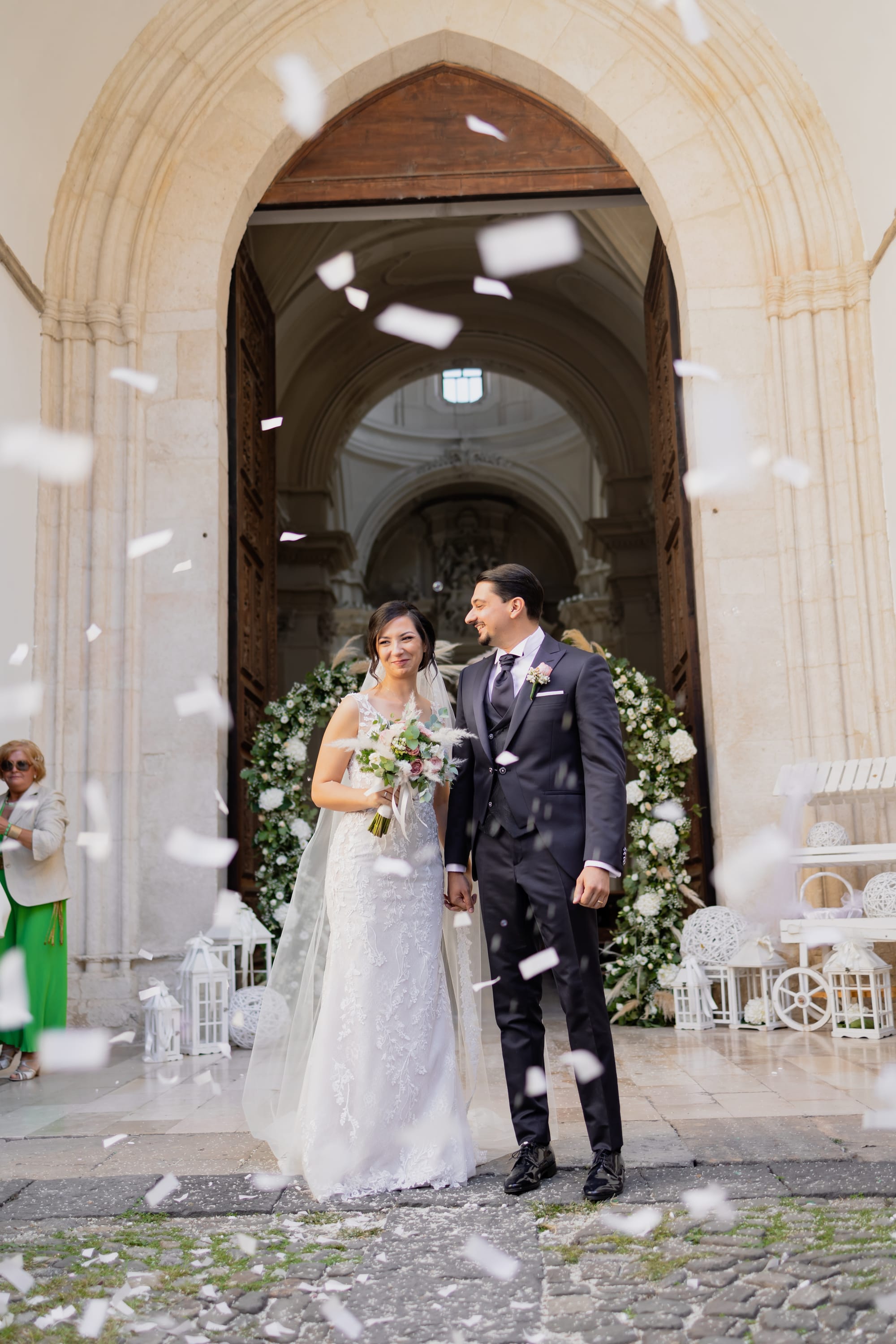 Un matrimonio elegante e senza tempo