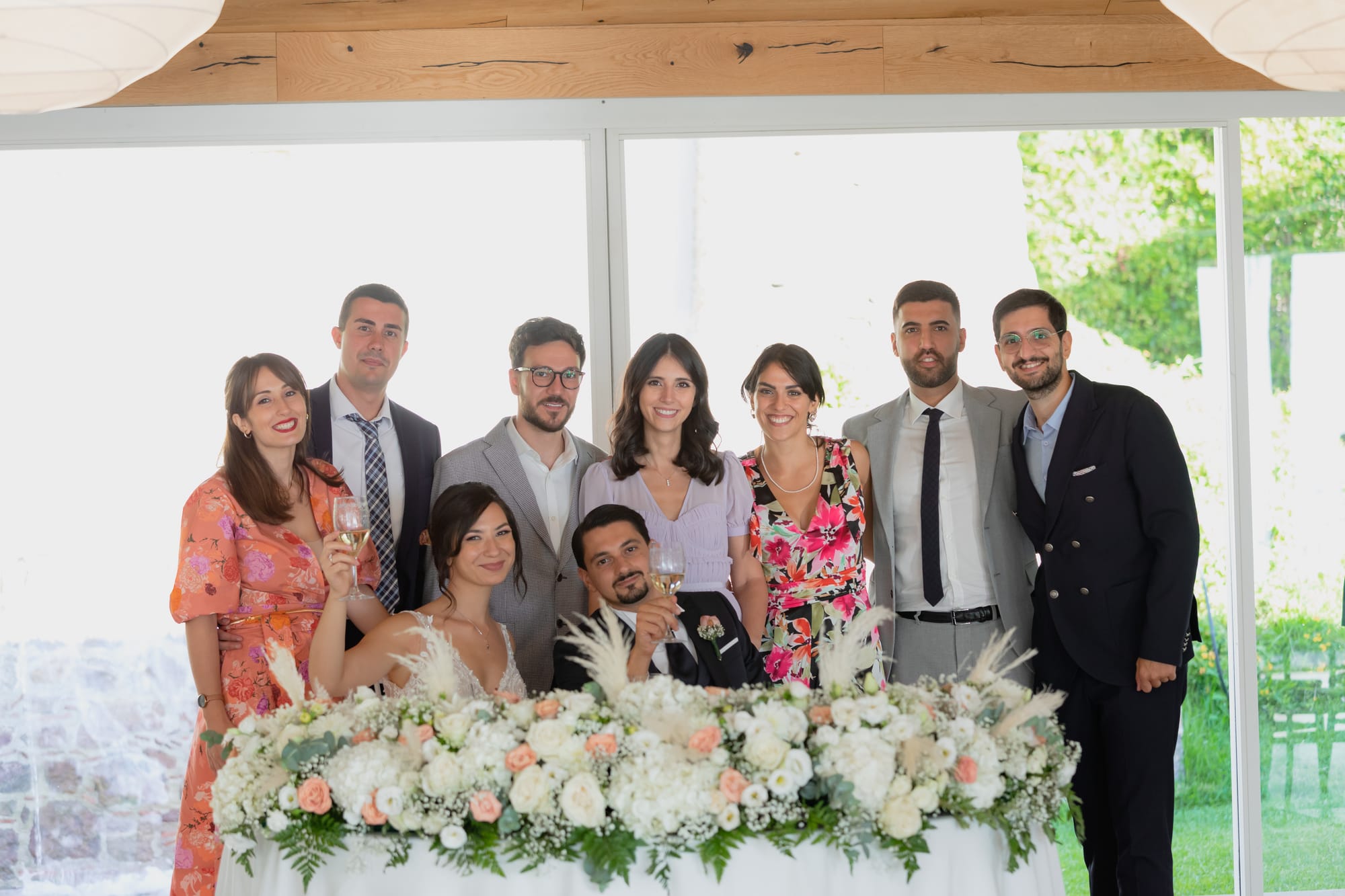 Un matrimonio elegante e senza tempo