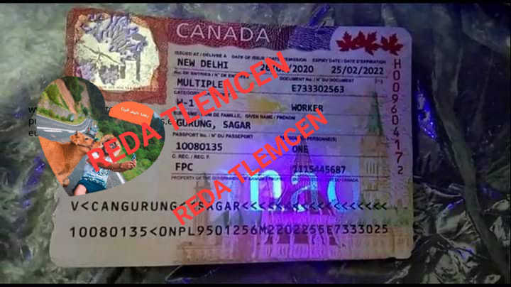 ملف فيزا سياحة كندا  كامل معا ايبارجموا  05.41.85.40.93