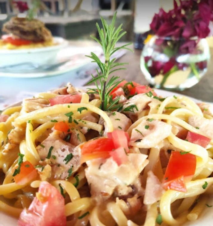 Tagliatelle al salmón