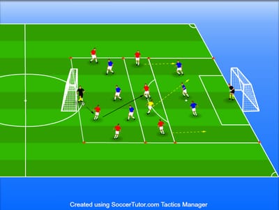 4V3 משחק לשטחים בחלק קדמי