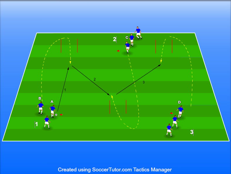 קבלת מסירה בשילוב תנועה