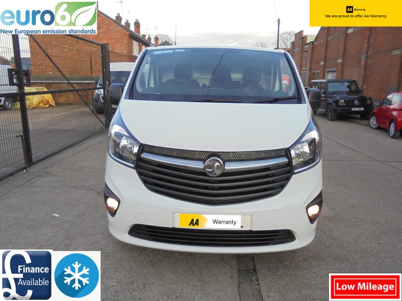 VAUXHALL VIVARO 1.6CDTI 120PS Sportive LWB Van EURO 6 NO VAT