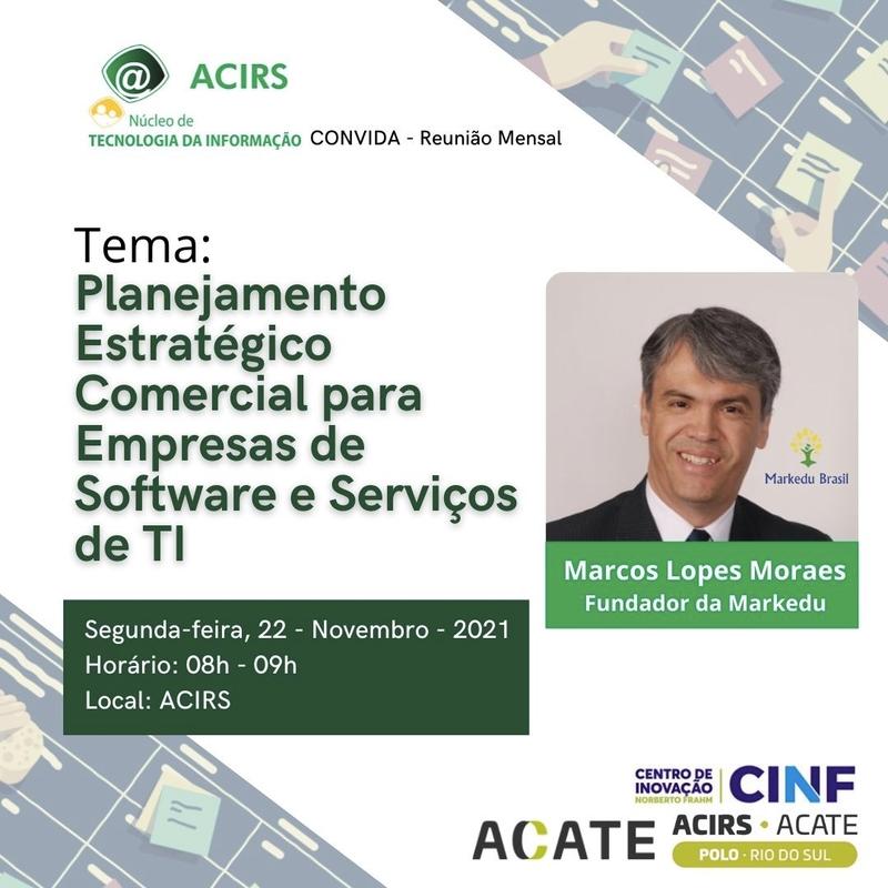 Palestra  Planejamento Estratégico Comercial para Empresas de Software e Serviços de TI