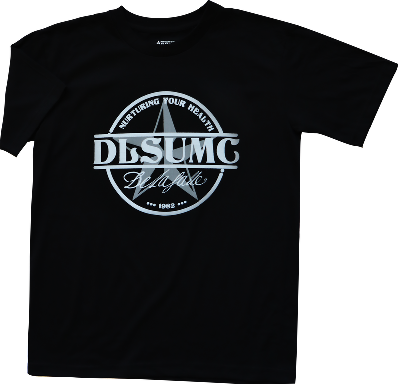 DLSUMC BLACK SHIRT - STAMP DESIGN