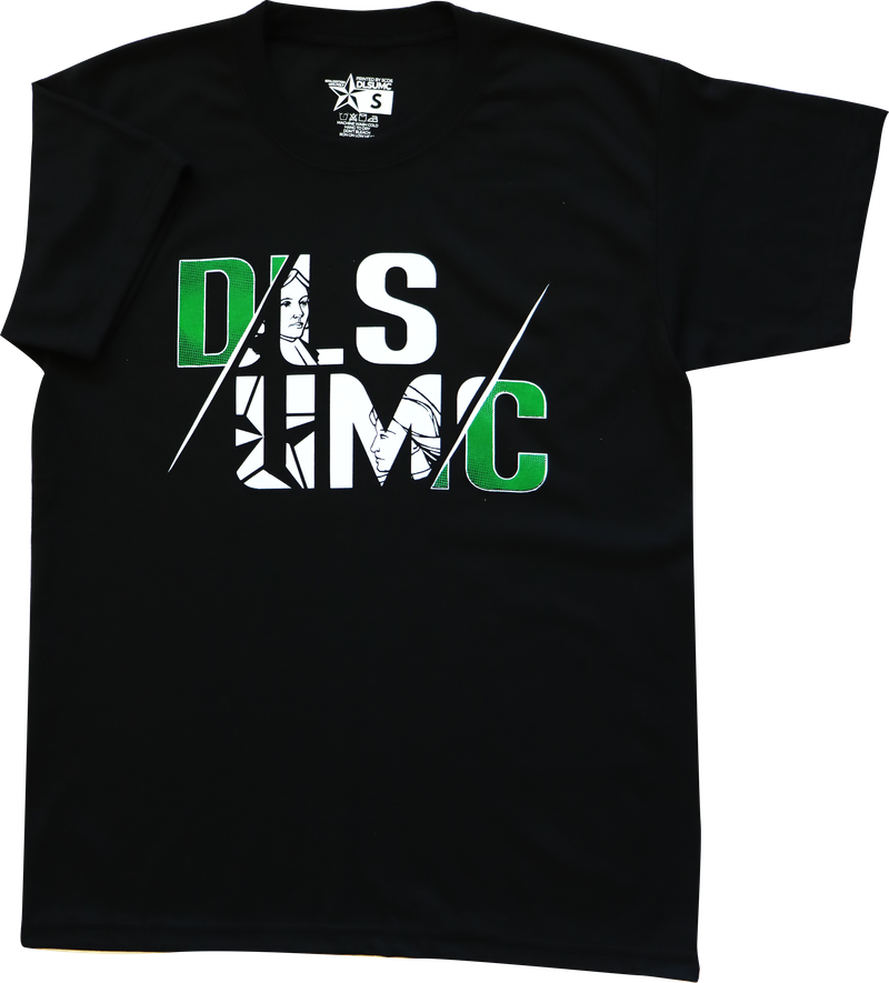 DLSUMC BLACK SHIRT - SLASH DESIGN