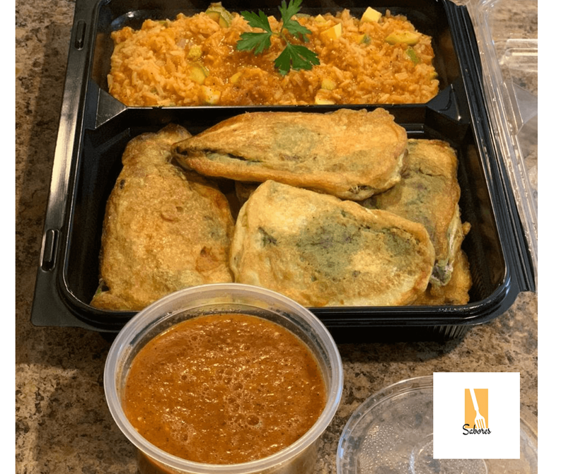 CHILES RELLENOS 4 personas