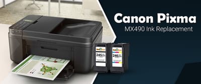 Canon Pixma MX490 Ink Replacement Steps