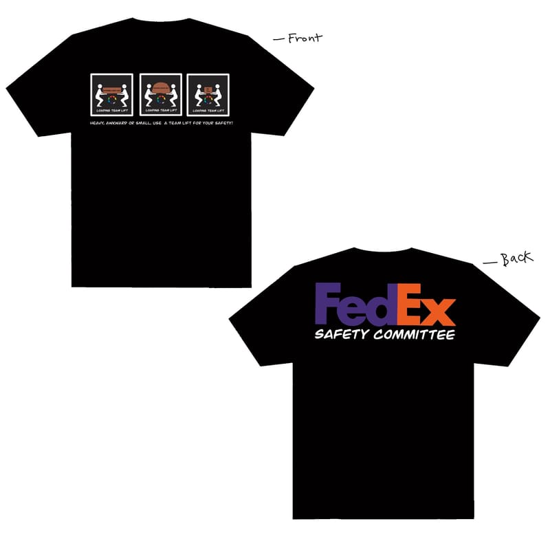 T-Shirt Design for FedEx Safety Committee