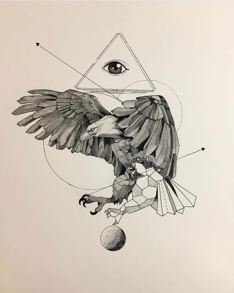 Mixed Media (Colored pencil/Graphite pencil/Marker etc)