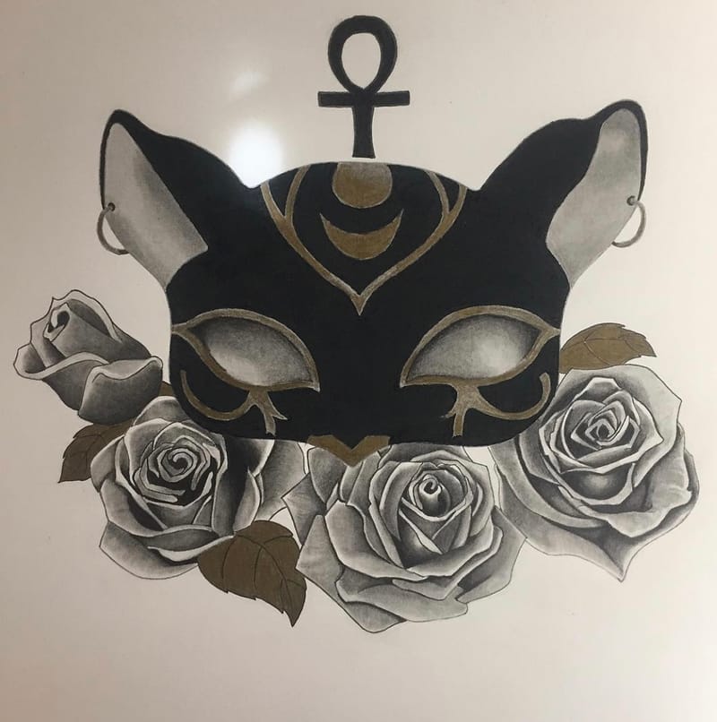 Mixed Media (Colored pencil/Graphite pencil/Marker etc)