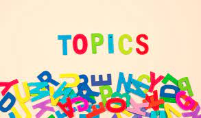 TOPICS