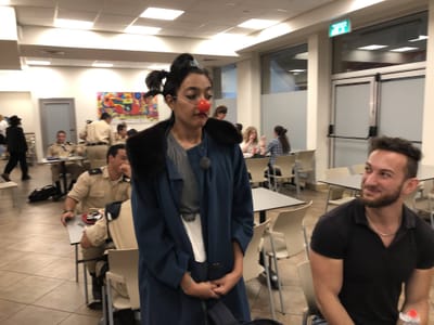 Red nose clown with zits ליצן אף אדום עם זיצ