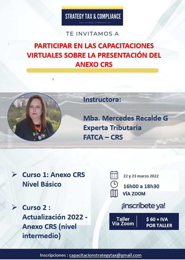 CAPACITACIONES ANEXO CRS 2022
