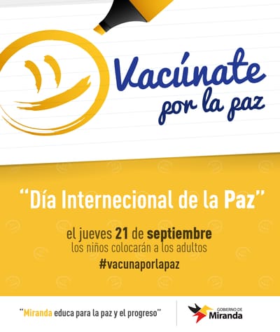 Vacúnate por la PAZ