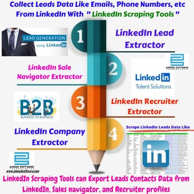 LinkedIn Scraping tools - LinkedIn Email Extractor - Leads Generation