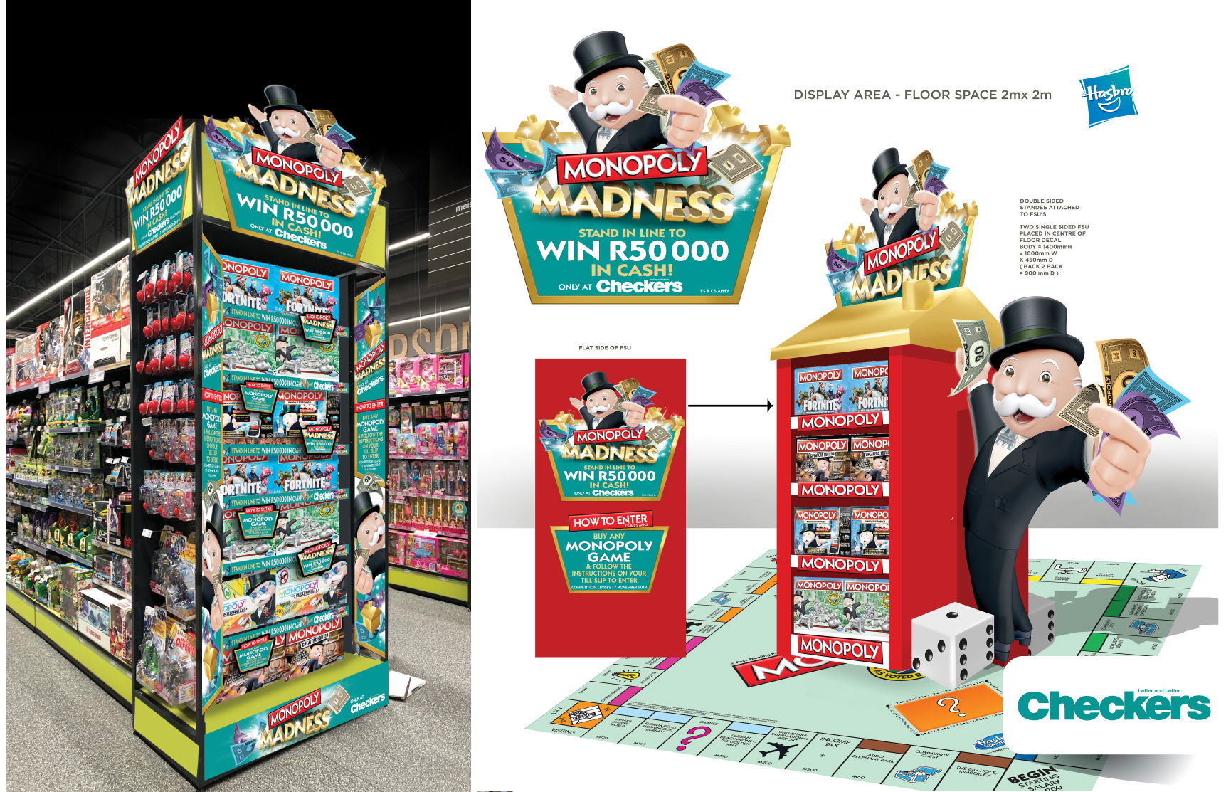HASBRO MR MONOPOLY PROMOTION at CHECKERS