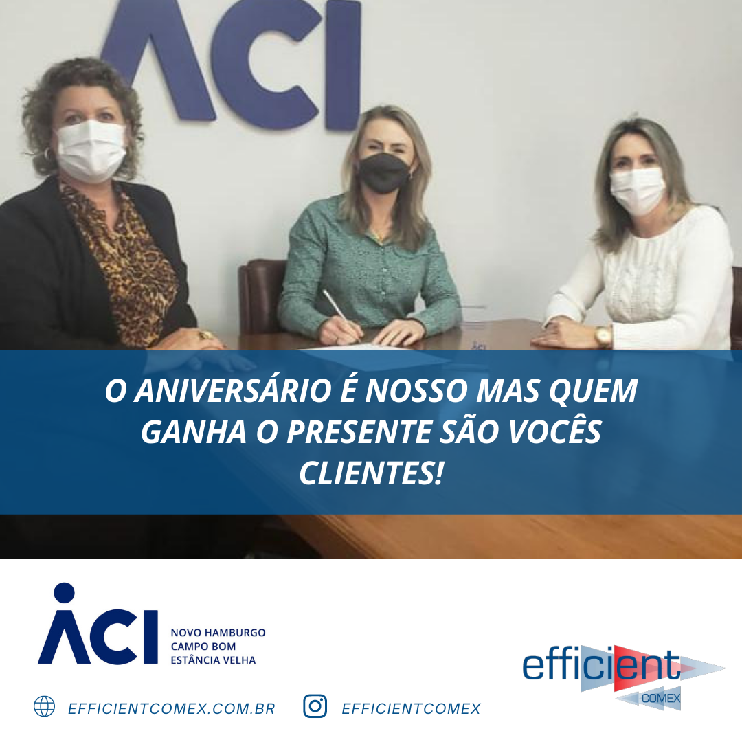 O ANIVERSÁRIO É NOSSO, MAS QUEM GANHA O PRESENTE SÃO VOCÊS CLIENTES!