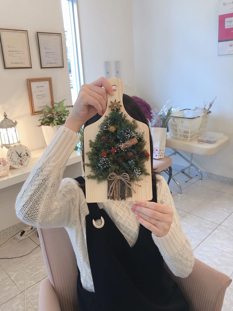 クリスマスオーナメント作りをしました