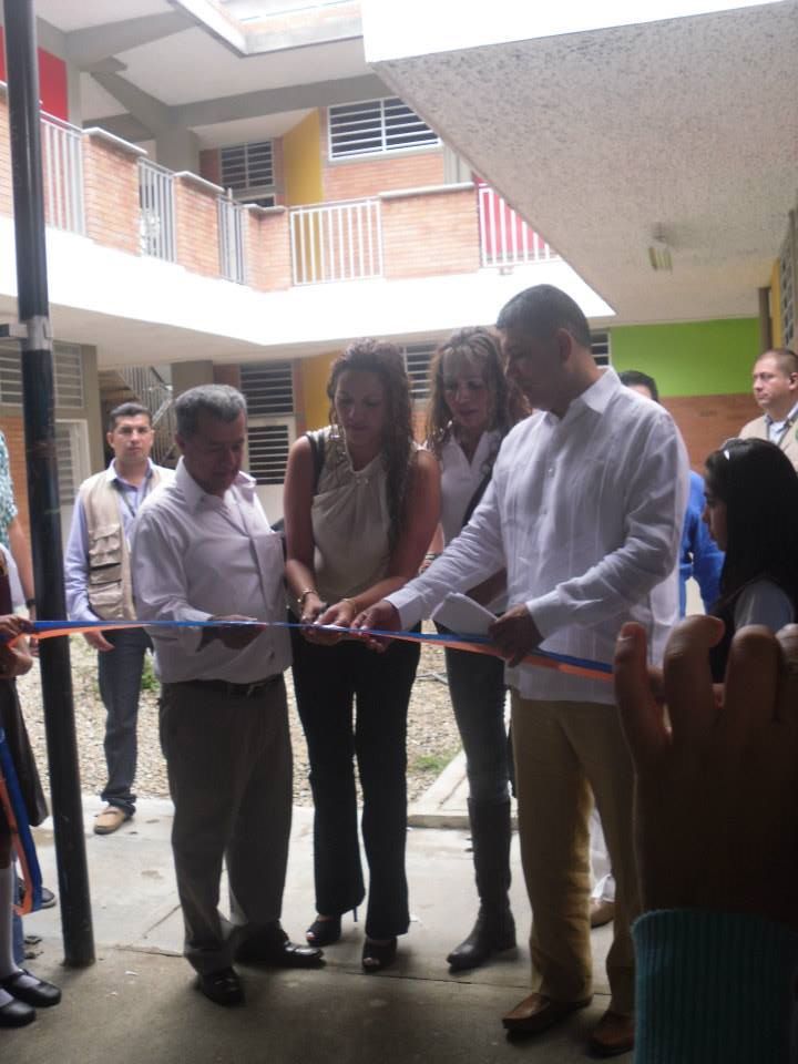 inauguracion del nuevo bloque de la institucion