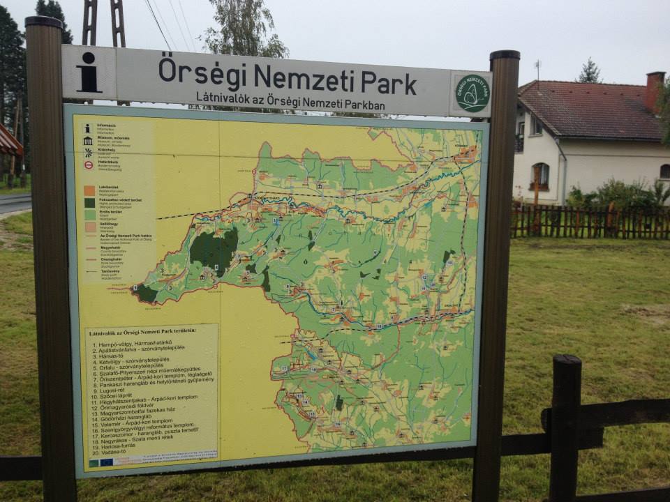 Információs tábla - ŐRSÉGI NEMZETI PARK