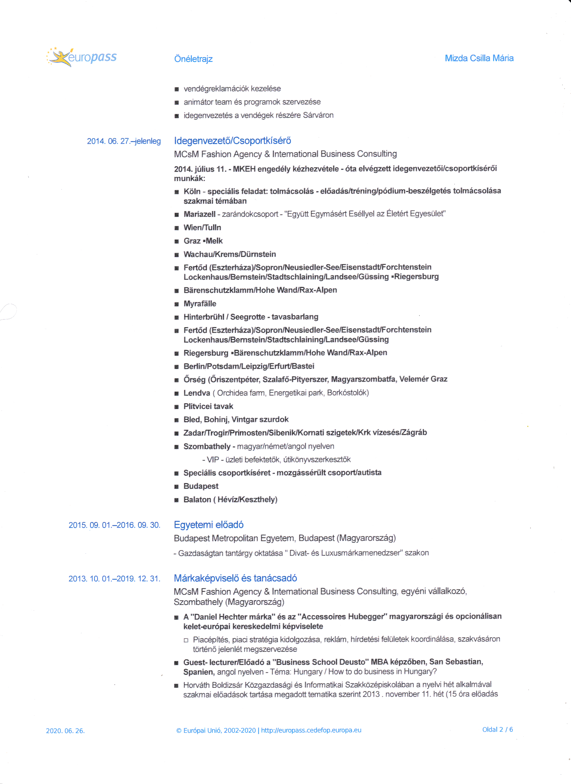 CV - HU - MIZDA CSILLA MÁRIA