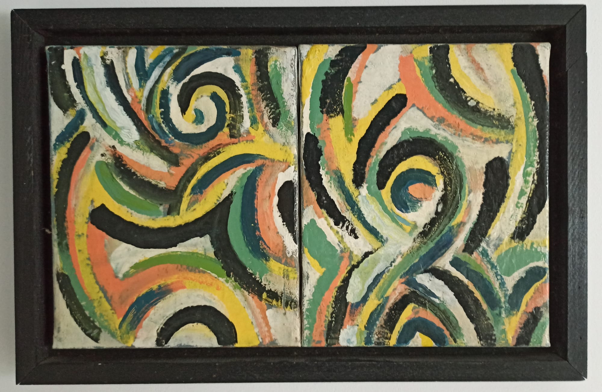 Huile et acrylique sur toile