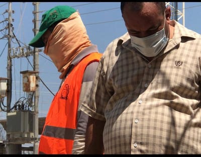 استمرار اعمال تهيئة بناية الحجر الصحي في مستشفى المدينة العام.