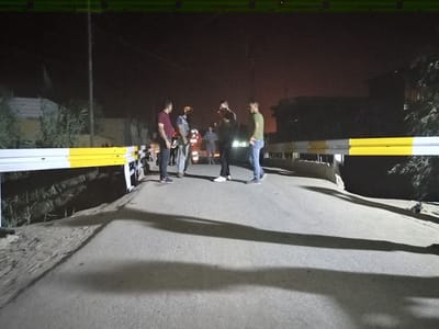 تهيئة ونصب محجر مجسر الخليفة