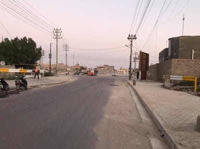 فعالية نصب وتهيئة محجر جسر (قنطرة )البدران شارع المستشفى