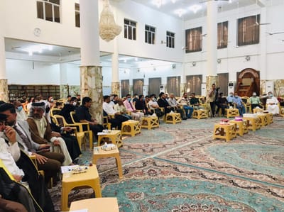 احتفالية الذكرى السنوية الاولى  لانطلاق فريق الجهد الطوعي في قضاء المدينة