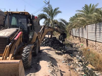 تطهير نهر الوحيد وتأهيل مكان نصب النحلة