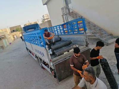 حملات دعم مستشفى المدينة العام في ازمة الاوكسجين