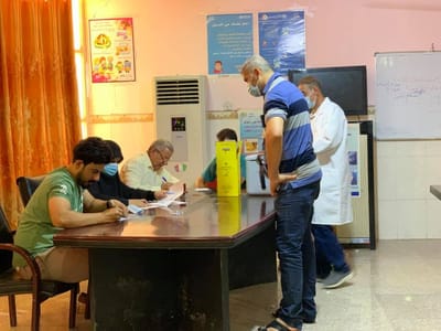 دعم القطاع الصحي لعملية تلقيح المواطنين