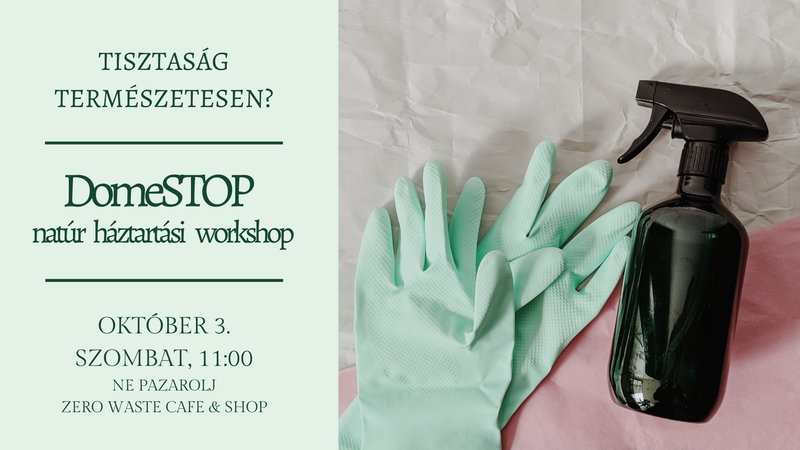 DomeSTOP II. - natúr háztartási workshop