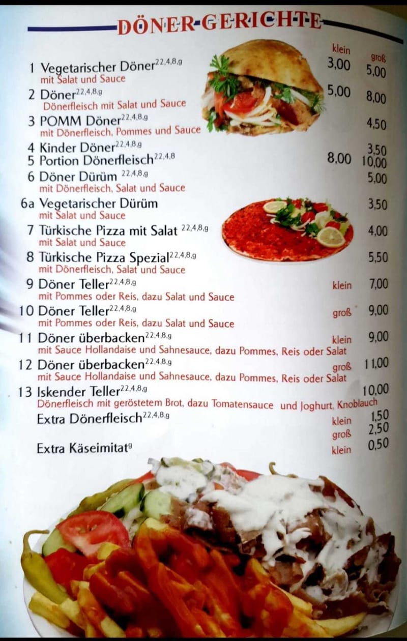 DÖNER GERICHTE