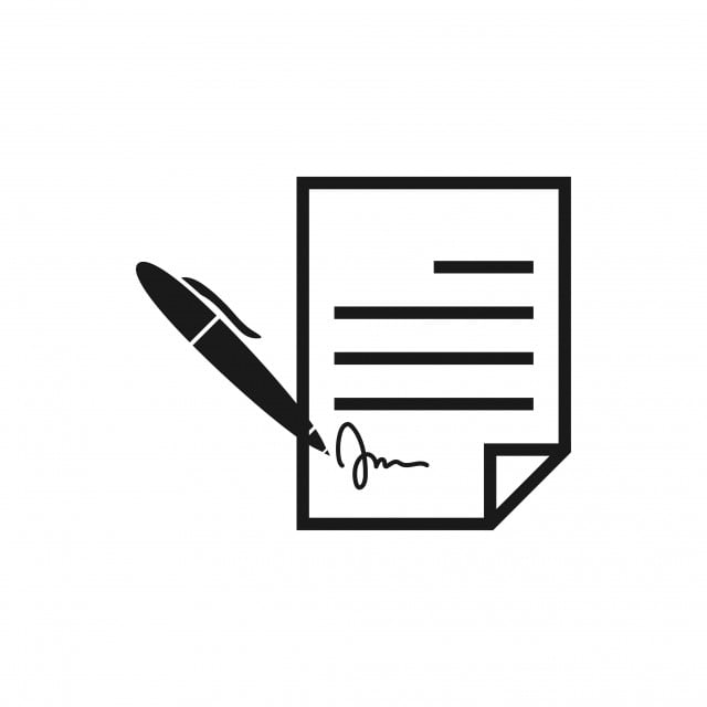 طلب توقيع عقد