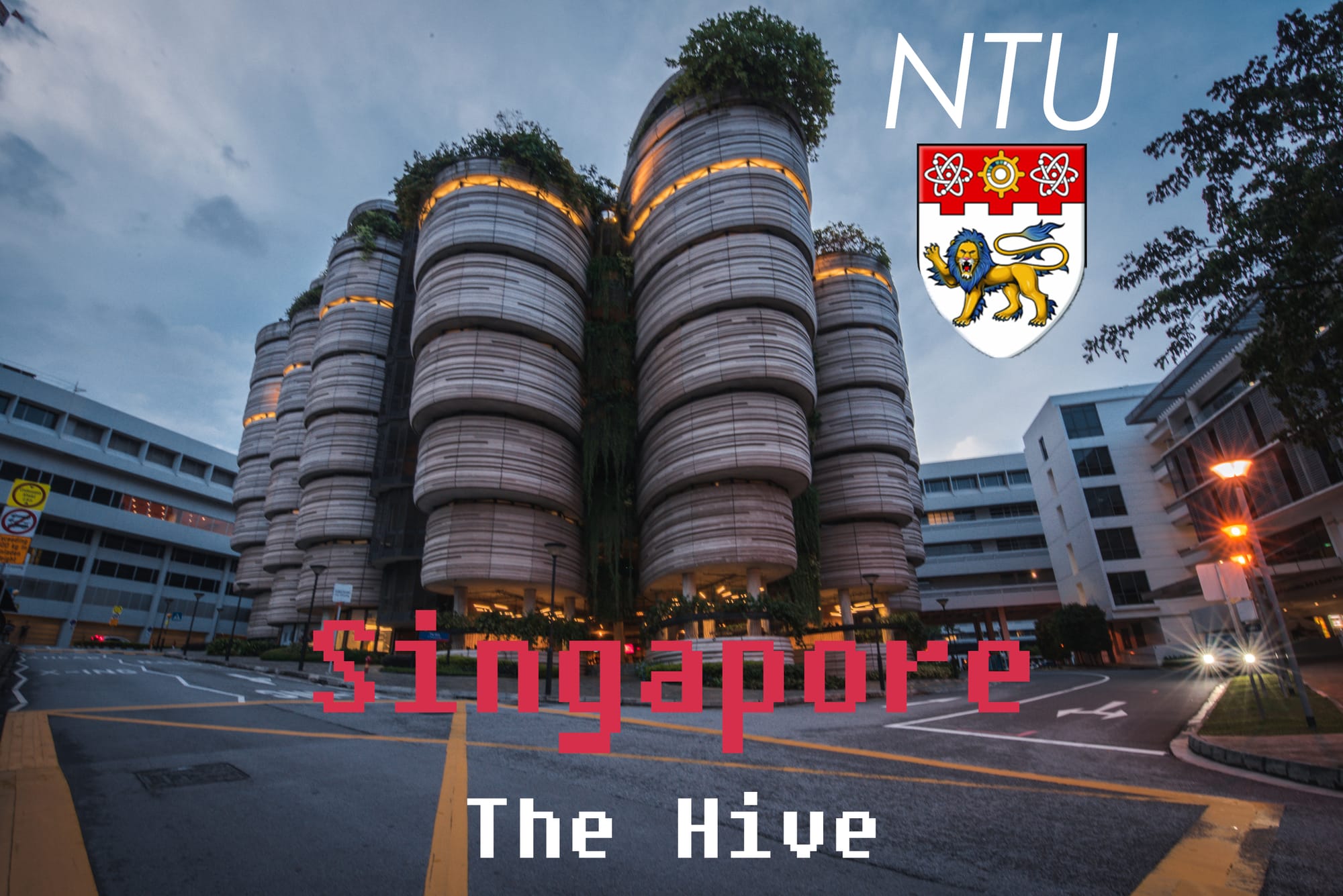 【新加坡攝影景點】超大點心塔The Hive 南洋理工大學－Singapore Nanyang Technological University