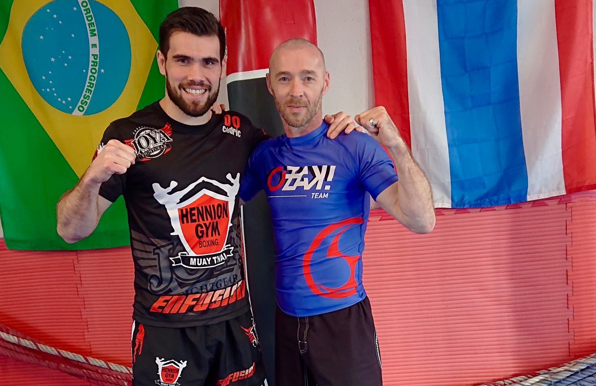 Avec Cédric Do "the Calédonian Fighter" stage organisé au club OZAKI