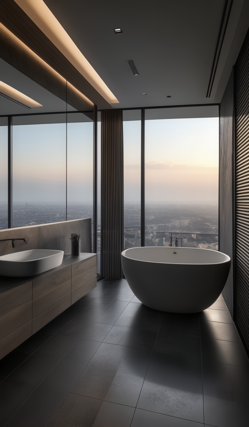 חדרי רחצה מודרניים