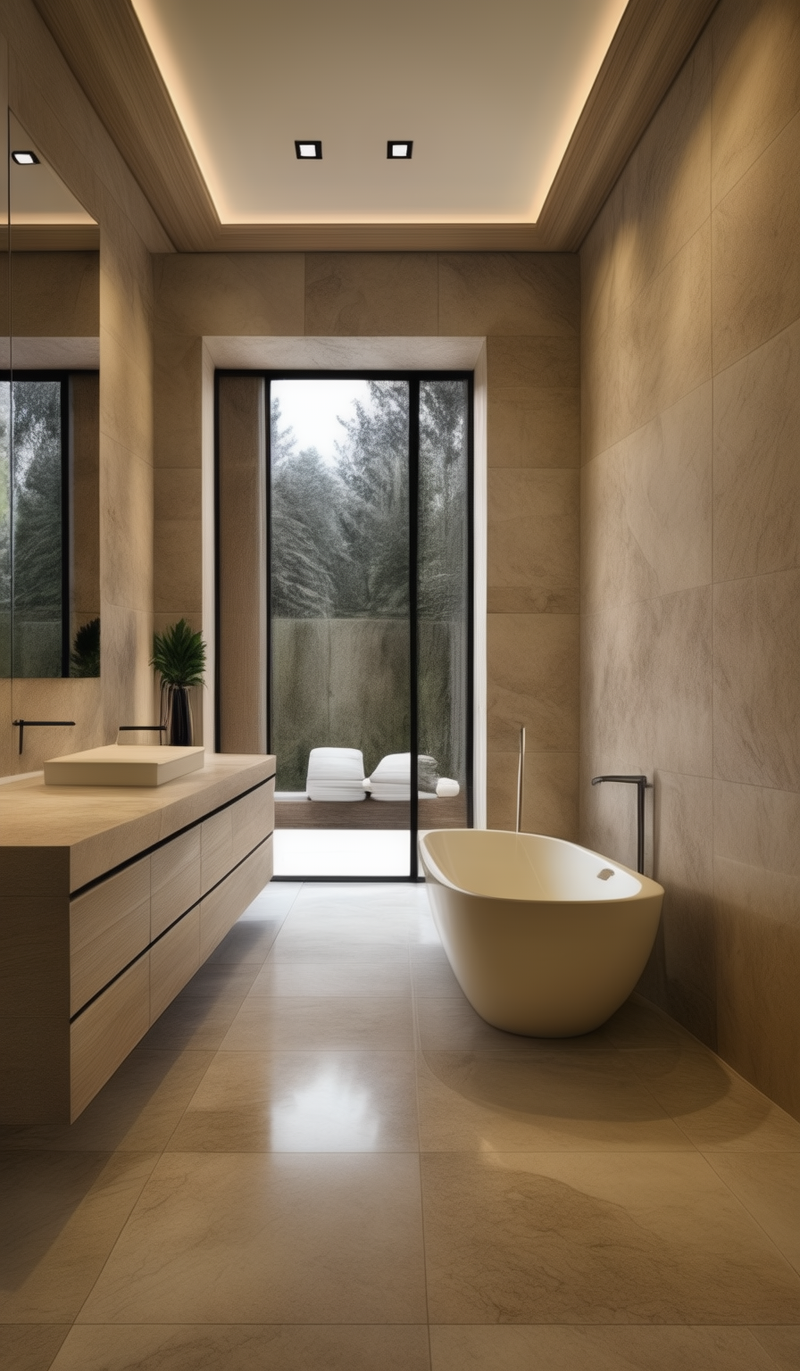 חדרי רחצה מודרניים