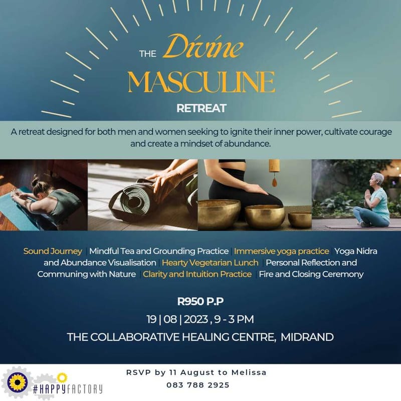🔑 Unlock Your Inner Warrior: Divine Masculine Day Retreat!