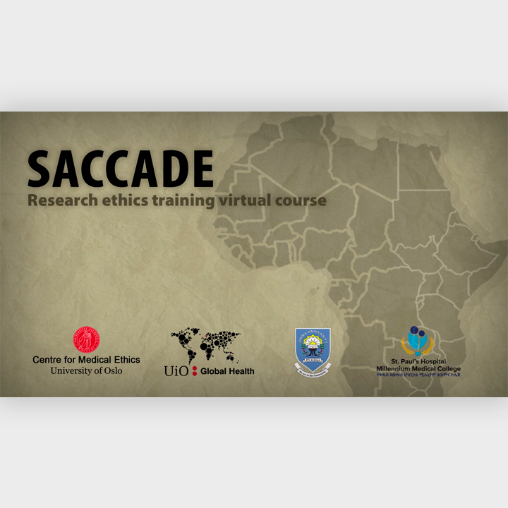 SACCADE Training Virtual Course - Oslo University