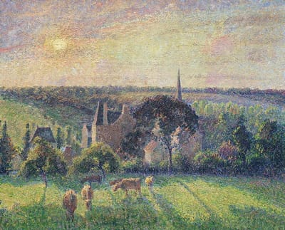 Camille Pissarro - Countryside & Eragny Church and Farm 1895