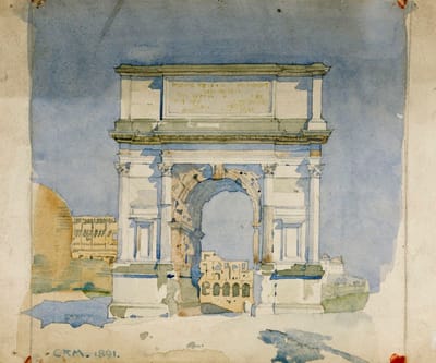 The Arch of Titus, Rome - Charles Rennie Mackintosh - 1891