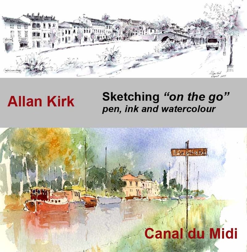 Sketching on the Go - Canal du Midi