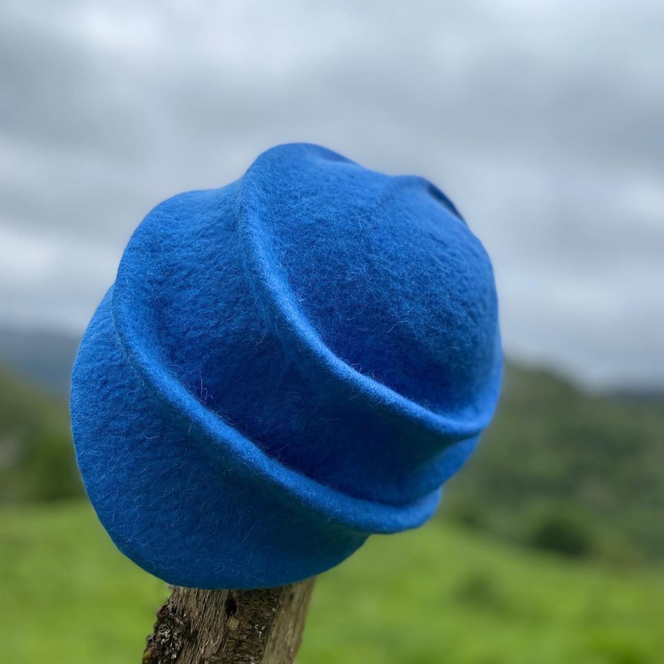A more sculptural ‘free style’ hat this week! - Deborah Irvine
